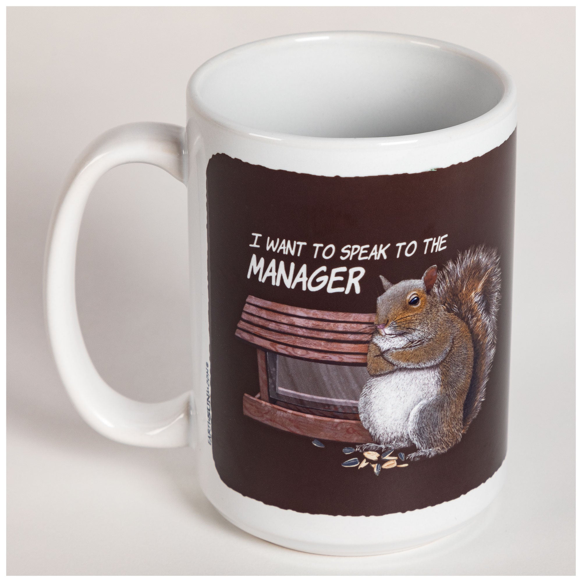 Speak To The Manager Squirrel Mug