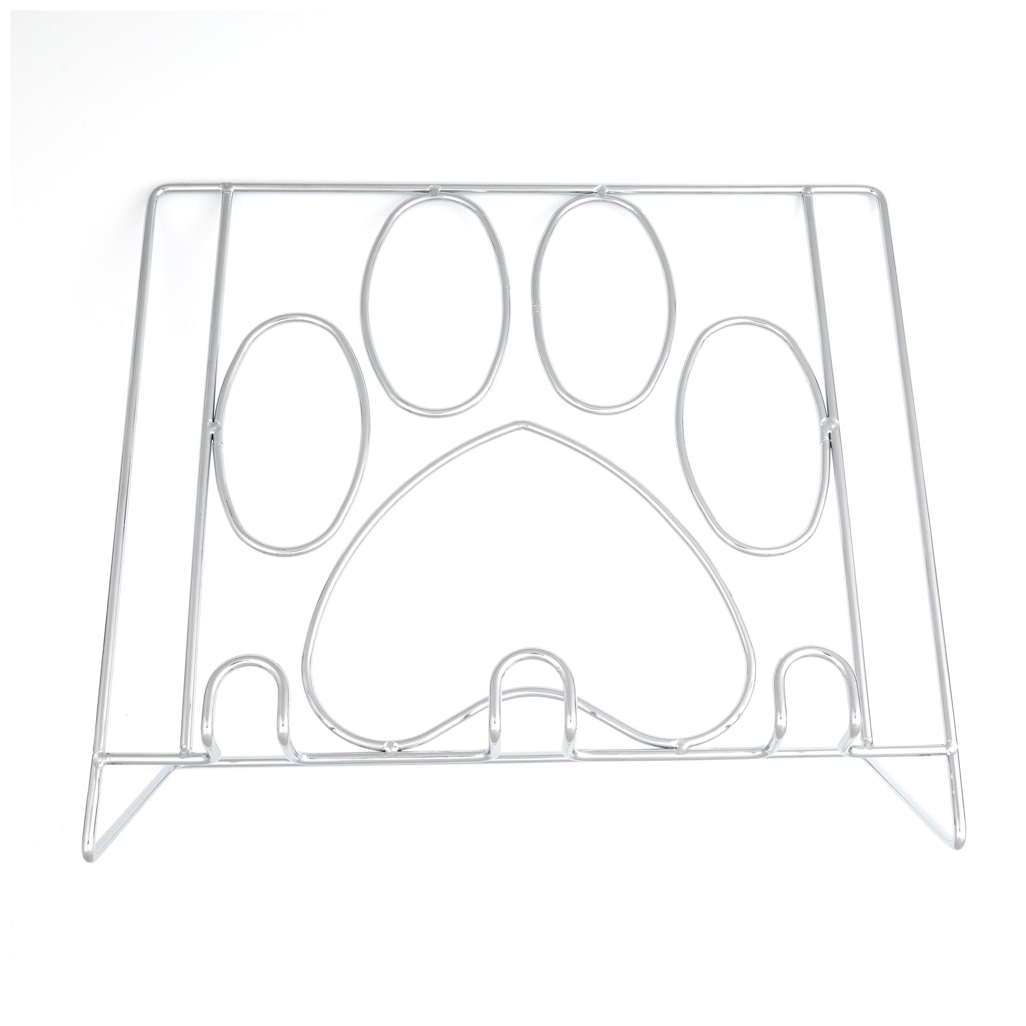 Paw Print Metal Recipe & Tablet Holder