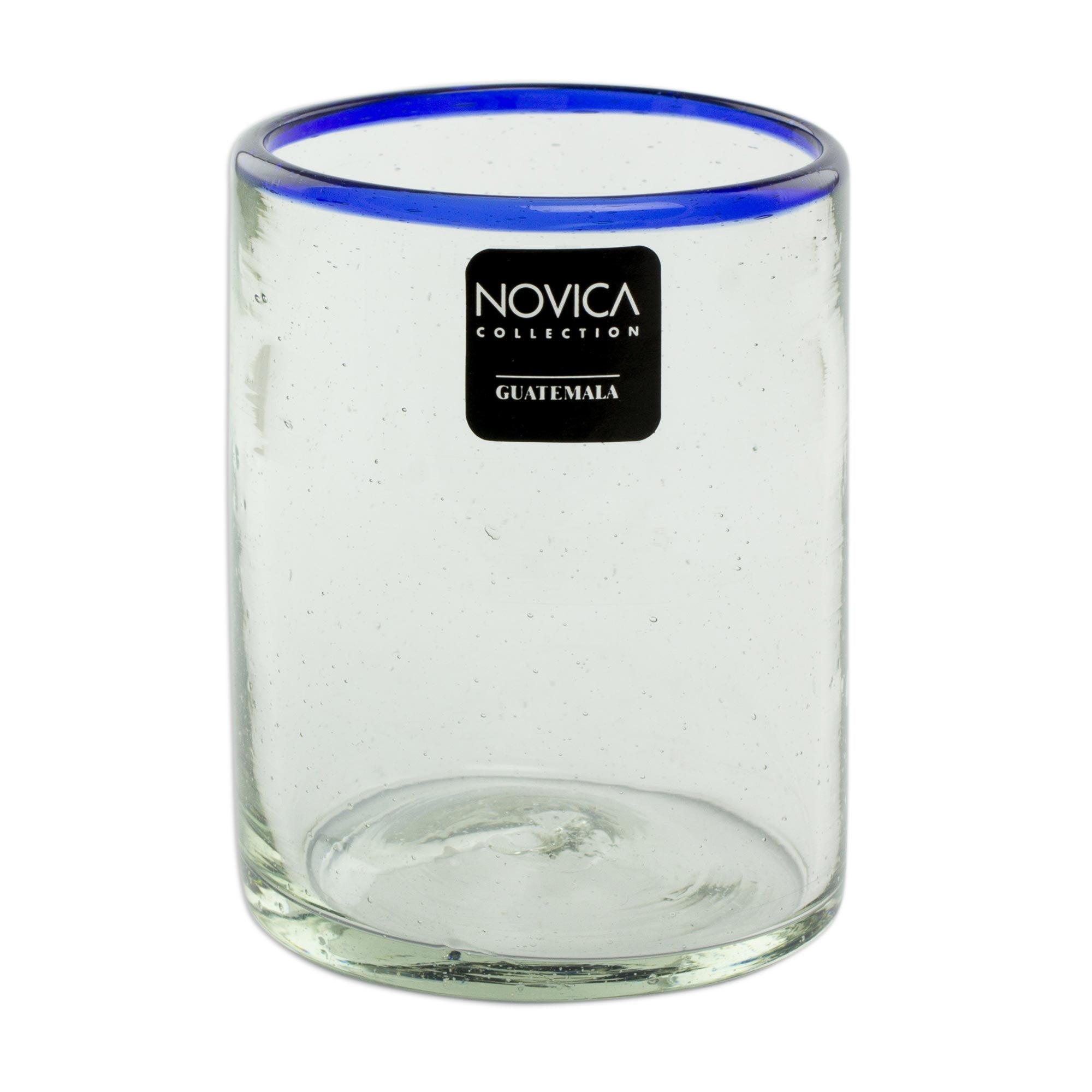 Blues Hand Recycled Tumbler Glasses - Set Of 4
