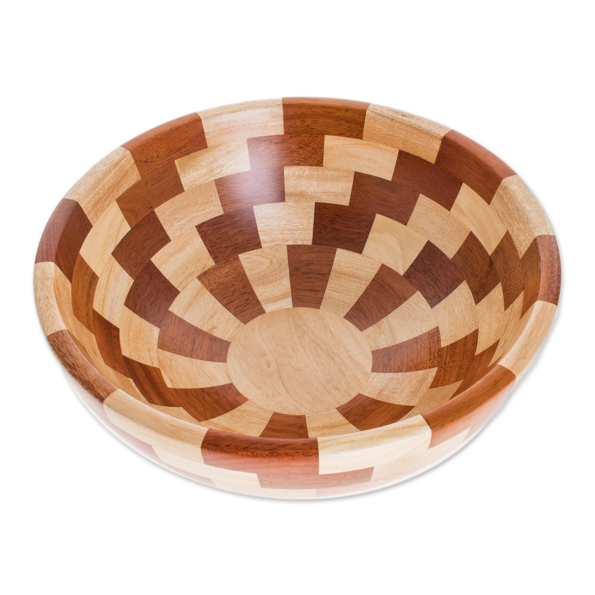 Home Freshness Palo Blanco And Caoba Wood Salad Bowl And Spoons