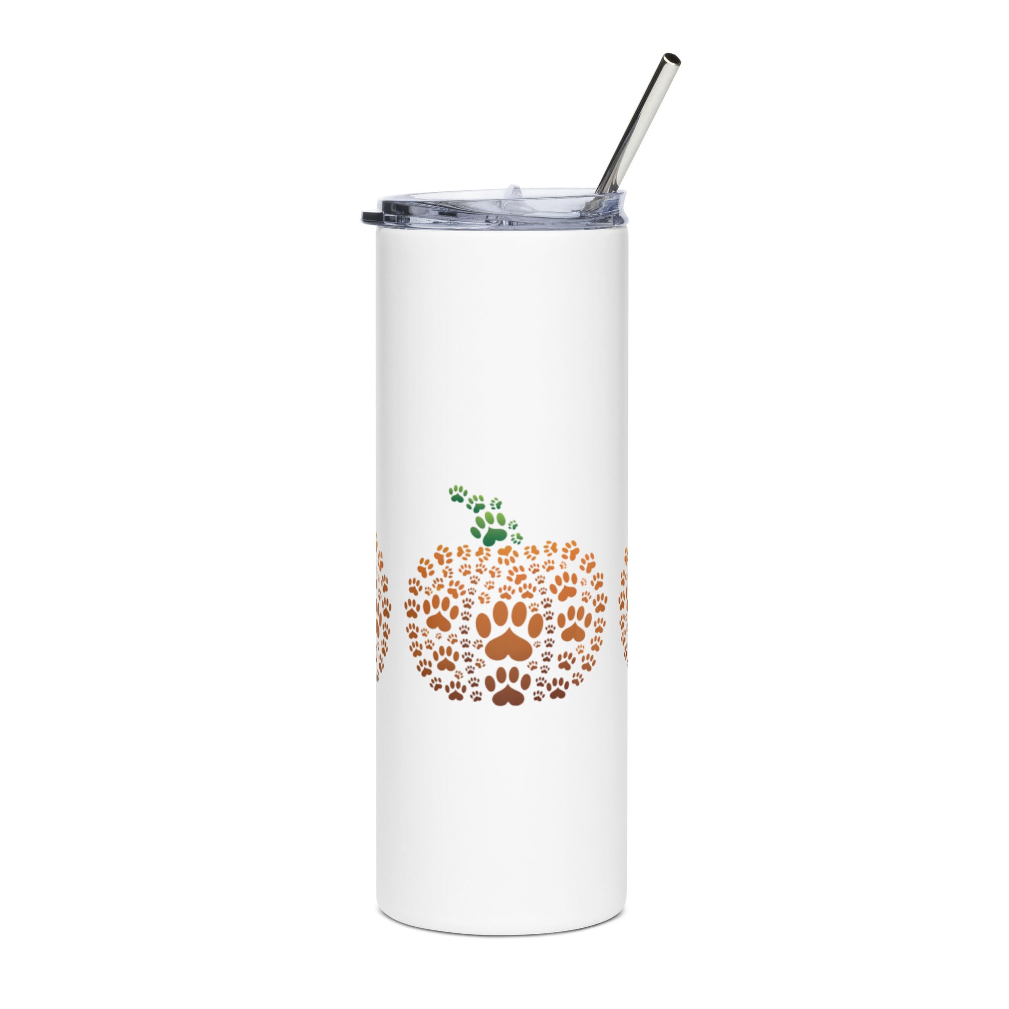 Pumpkin Of Paws Stainless Steel Tumbler